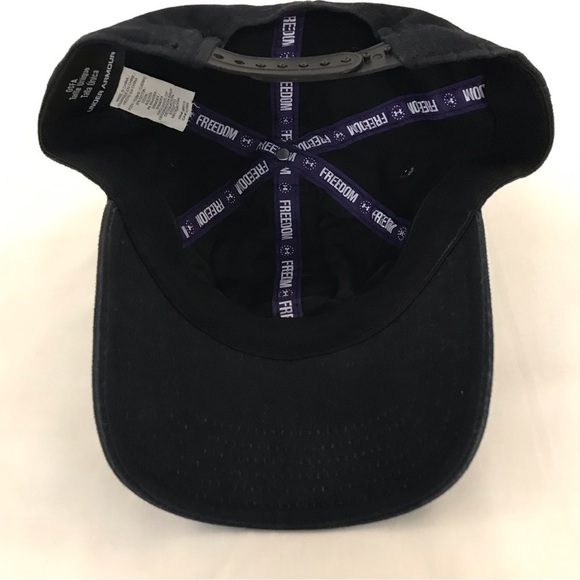 Under Armour Adjustable Snapback Black Freedom Ball Cap - Picture 14 of 14